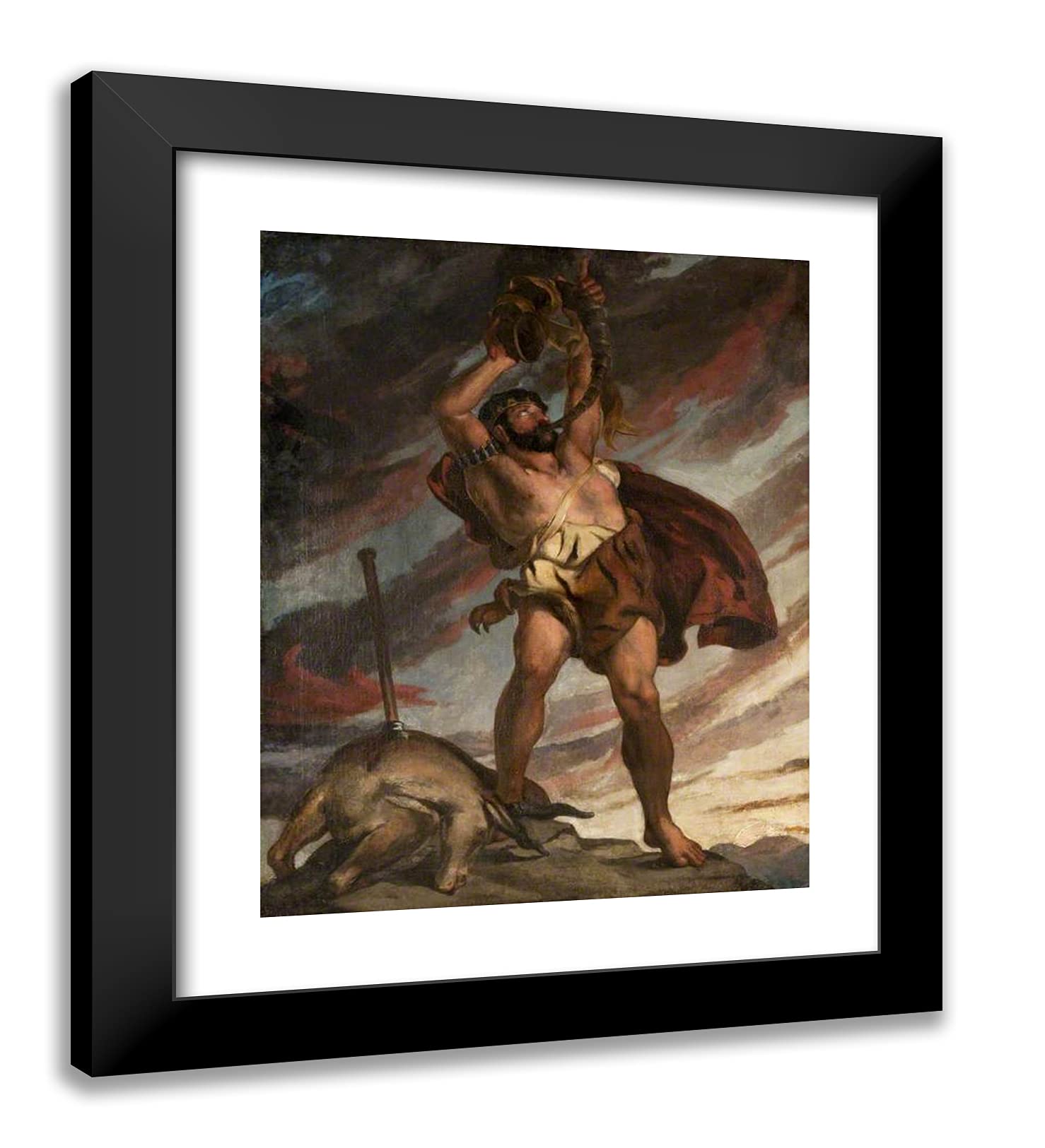 ArtDirect Scott, David 20x23 Black Modern Framed Art Print Titled: Nimrod
