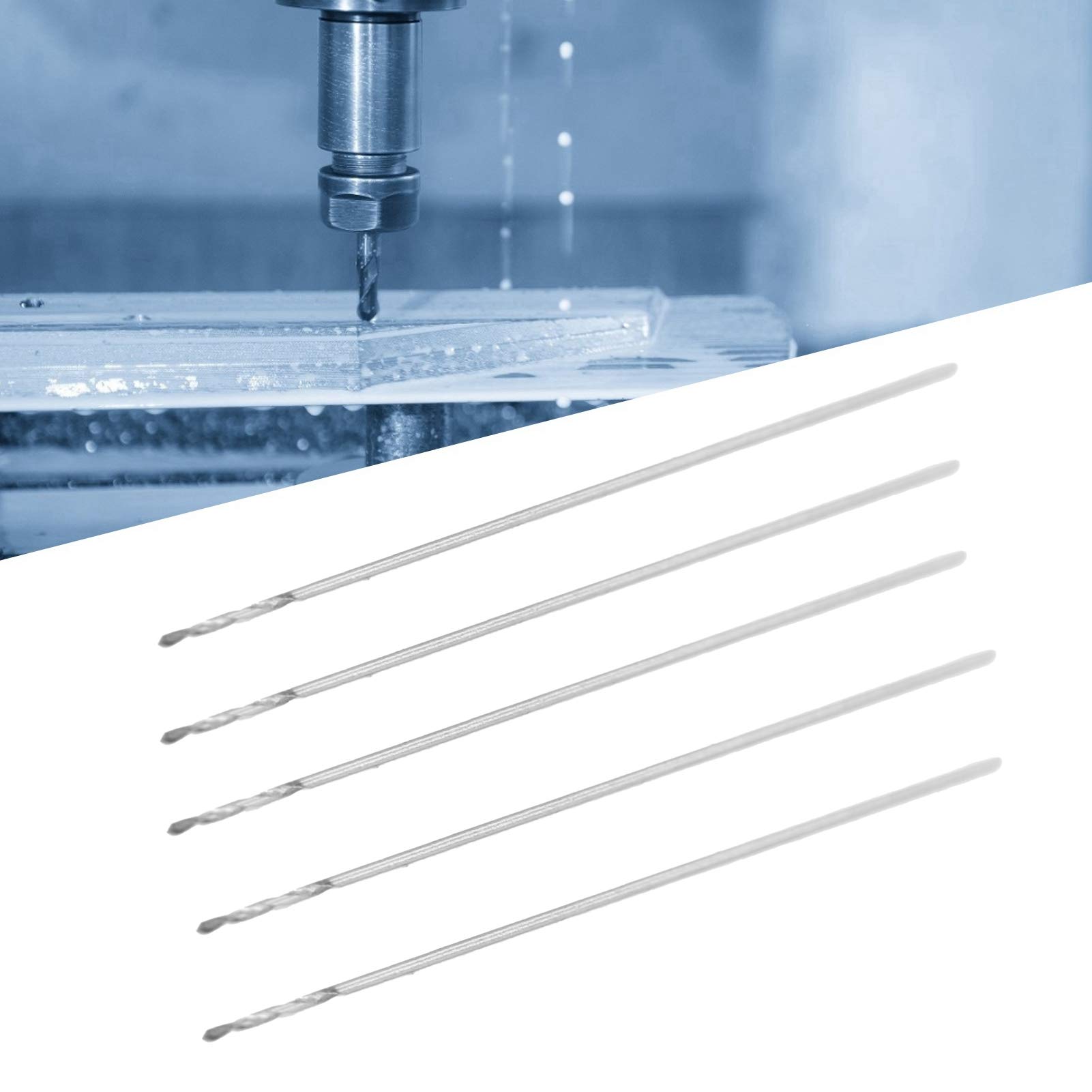 Respicefinem 10pcs 0.3mm Straight Shank Twist Drill Small Drill Bit Pearl Punch Small Drill Bit Small Straight Drill Tool