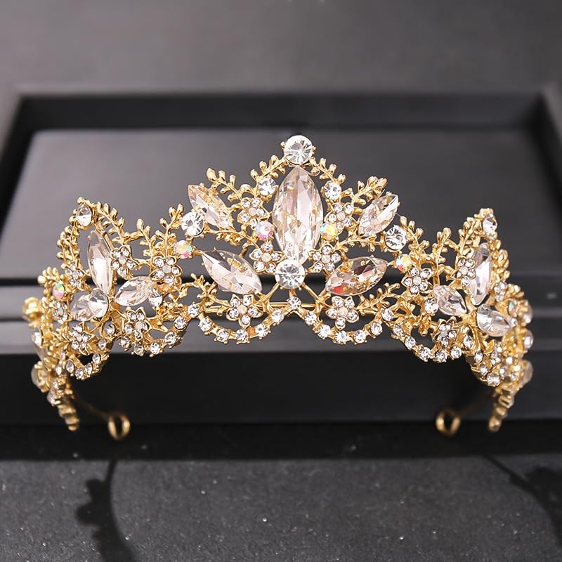 Tiaras y coronas de boda doradas ideales para brillar en tu fiesta de prom