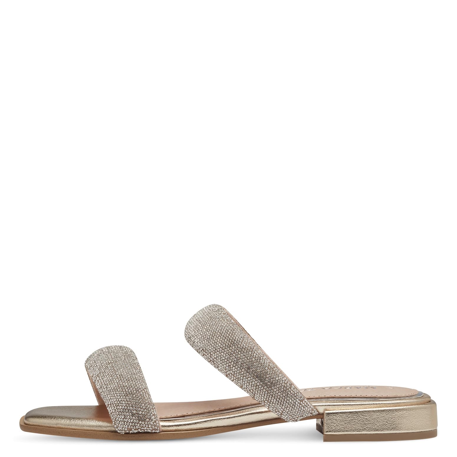 MARCO TOZZI by Guido Maria Kretschmer Ciabattine Donna con Tacco a Blocco Glitterate