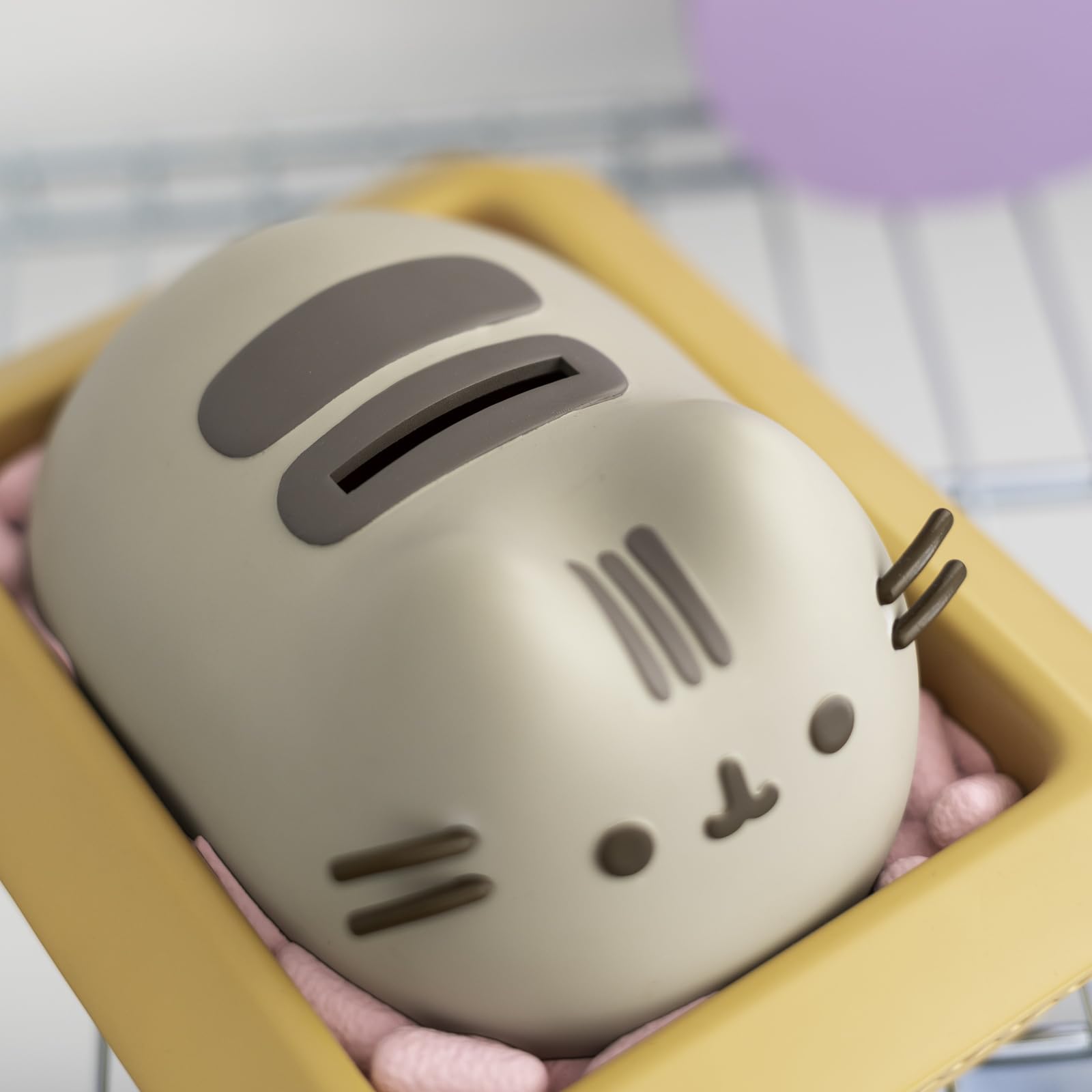 Hucha Infantil Gato Pusheen Cat - Huchas Originales para niños Kawaii de Vinilo | Regalo niña 8 años o Regalo Cumpleaños Mujer