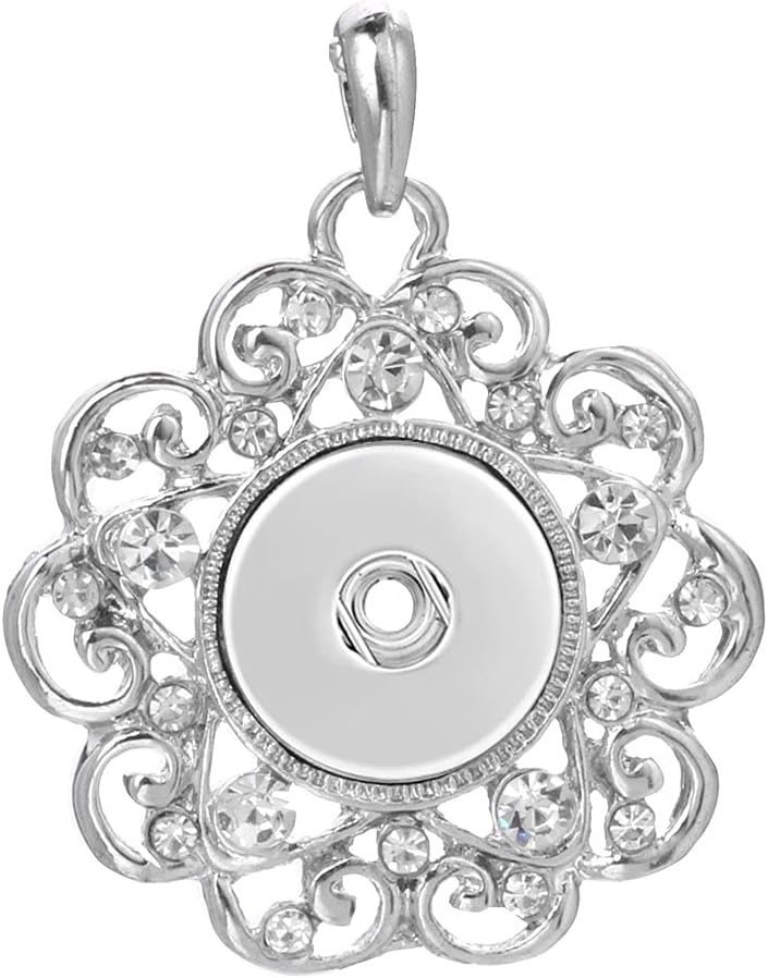 9pcs Mixed Random Snap Jewelry Pendants Charms 18mm for Jewelry Making (xpen-1-9) - Image 3