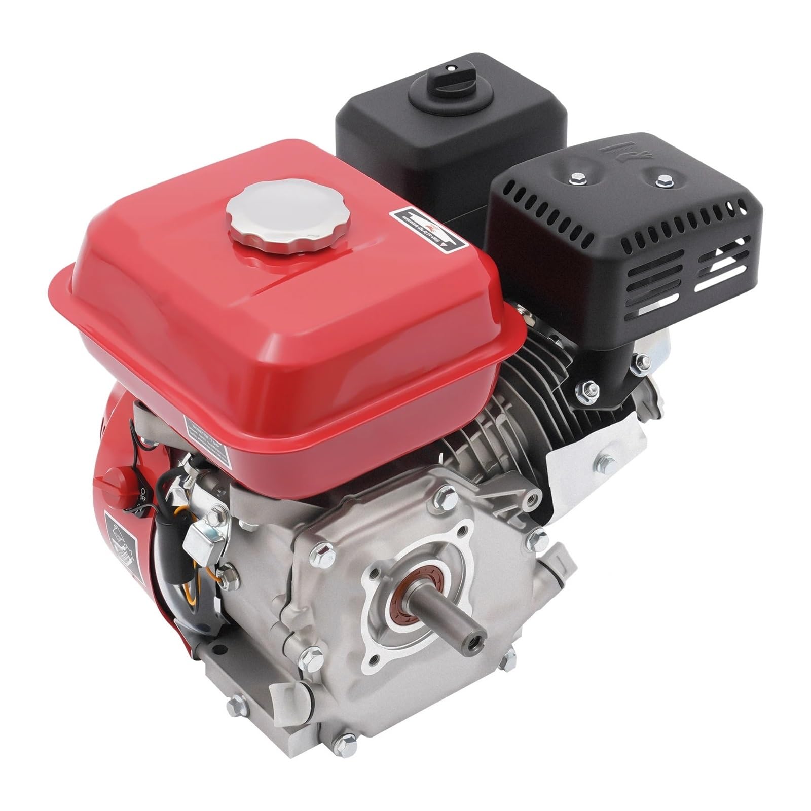 Motor De Gasolina 4 Tiempos, 7,5 HP, Refrigerado por Aire, Arranque Manual, Monocilíndrico, 3600 RPM Rendimiento Potente