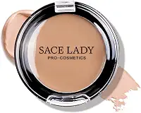 SACE LADY Corretivo Em Creme De Cobertura Total, À Prova D'Água, Fosco E Suave, Longa Duração Para Cobrir Manchas Escuras Olheiras, 6 G/0,2 Oz (#40 Natural)