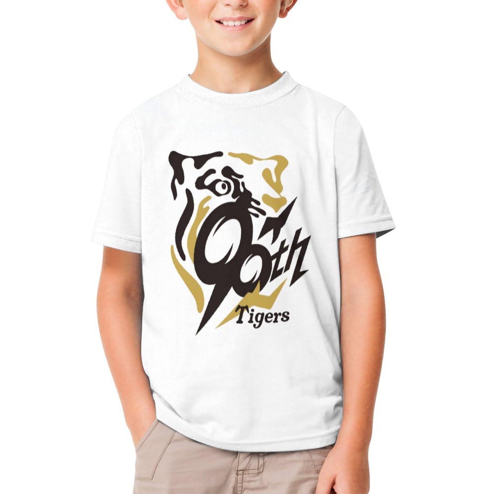 Amazon.co.jp: キッズ Tシャツ 阪神タイガース 90周年記念 子供服 