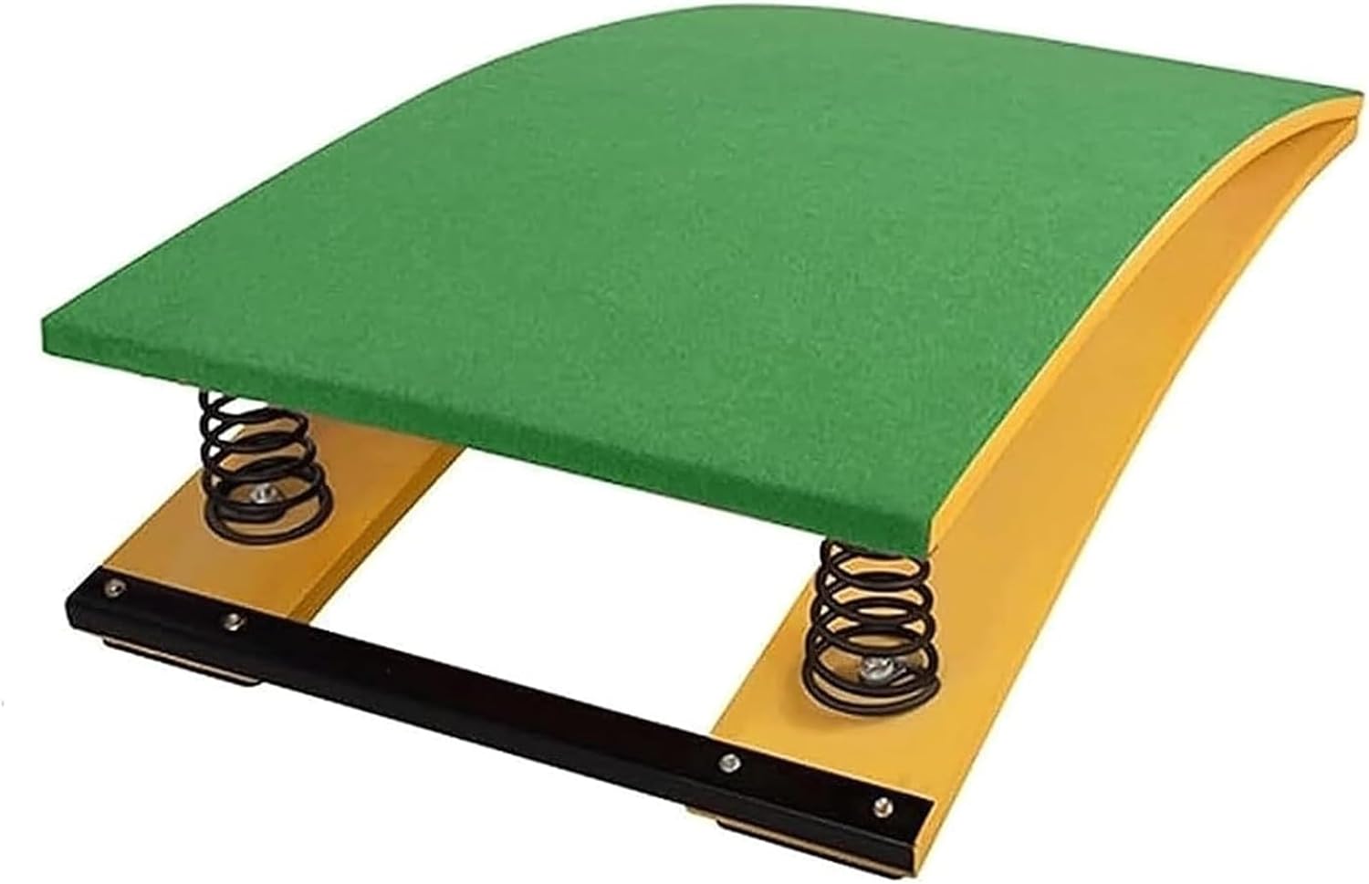 Hardwood Heavy Duty Wood Spring Board, Beginner Children Springboards, with Steel Spring & Jump Pad for Home Gym School (B)