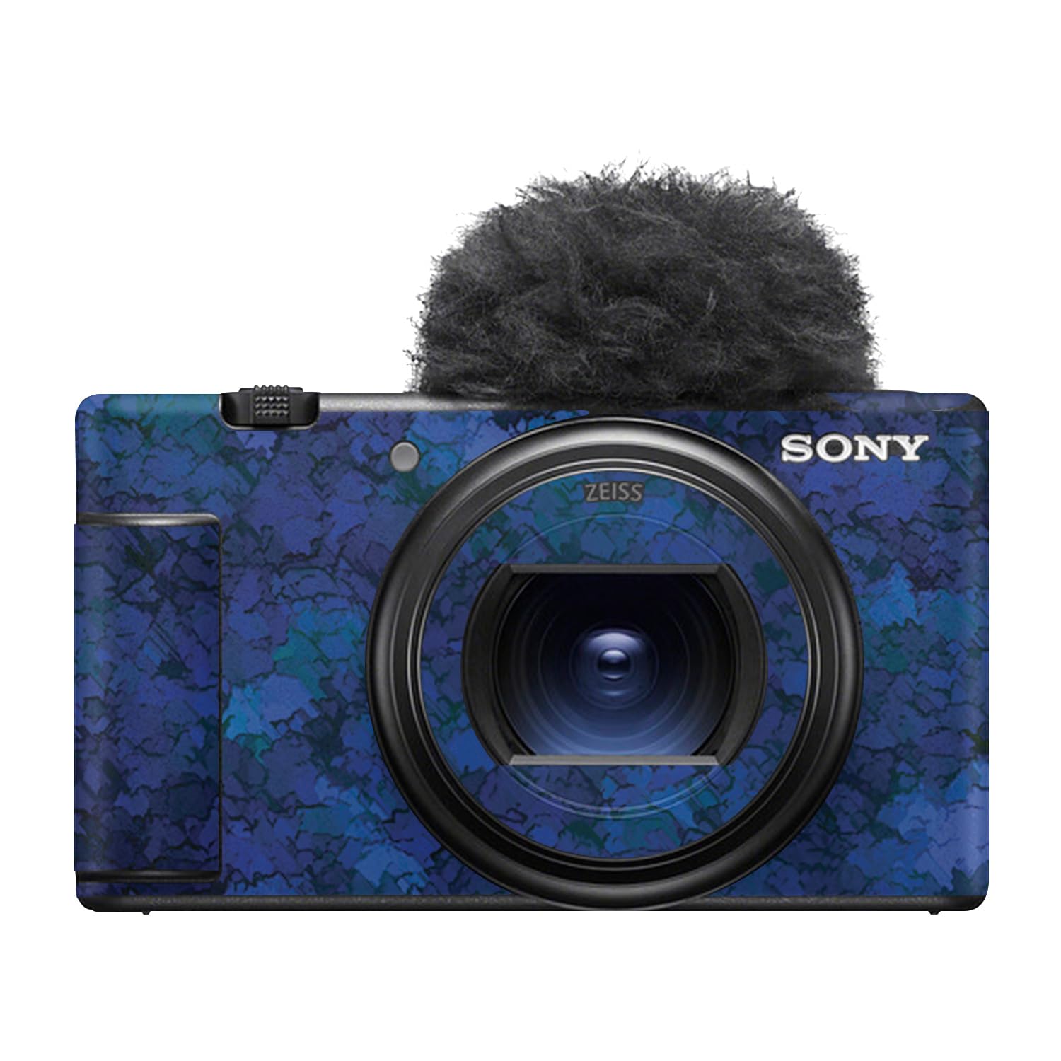 Camera Skin Compatible with Sony ZV-1 Mark II (2023) - Blue Ice - Premium 3M Vinyl Protective Wrap Decal Cover - Easy to Apply | Crafted in the USA by MightySkins