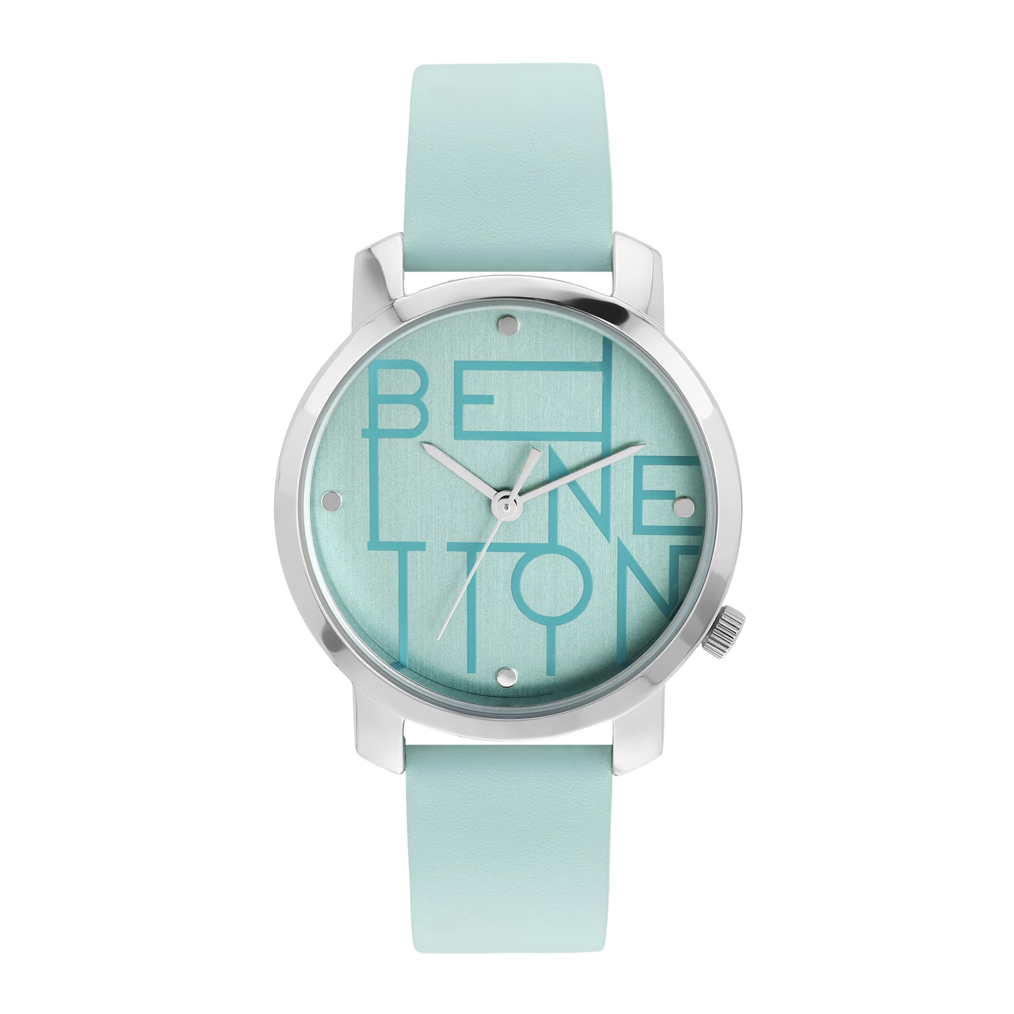 UNITED COLORS OF BENETTON Women Blue Round Brass Dial Analogue Watch- UWUCL0704 (B0CP88LTR3) Amazon Price History, Amazon Price Tracker