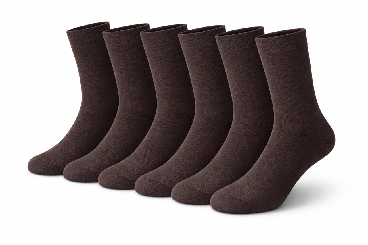 MIKONIKO Boys & Girls Calf Length Plain Organic Cotton School Socks – Pack of 6 Pairs (Comfortable, Breathable & Durable) - Review, Price and Buying Guide