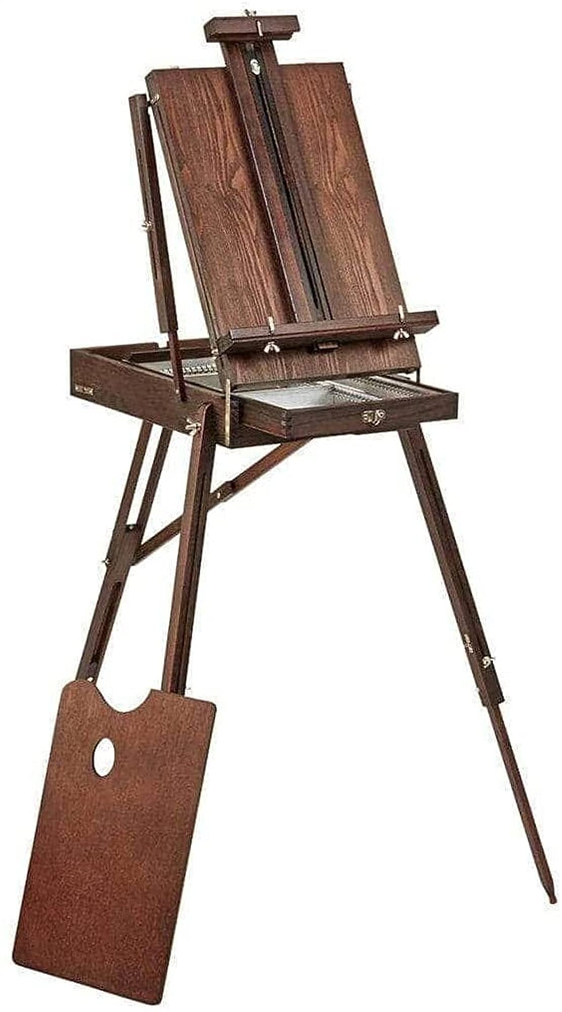 Caja de pintura Tipo de barra de plomo Caja de pintura al óleo Bocetos portátiles Beech Oleo de madera Caja de pintura al óleo portátil Caja de pintura al óleo Caja de caballete Estudiante Estudiante