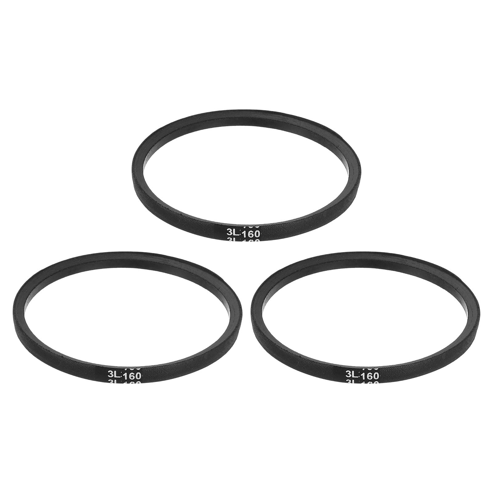 uxcell 3L240 Classic Wrapped Rubber V-Belt, 24"(610mm) Outside Circumference, 3L Profile V Belt 3/8" Width 7/32" Height — view 176