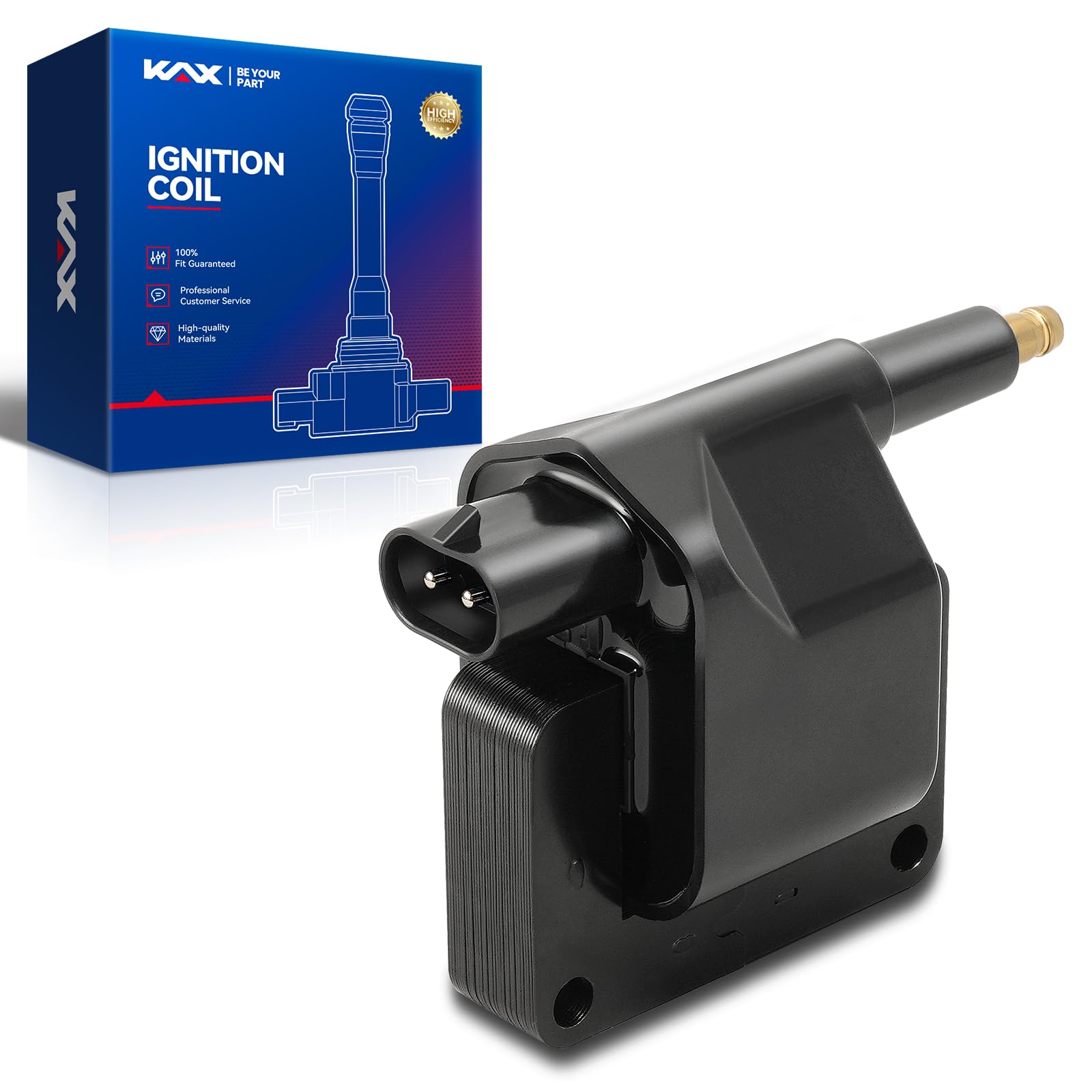 KAX UF97 Ignition Coil 1 Packs Fit for Wrangler, Ram 1500 Grand Cherokee