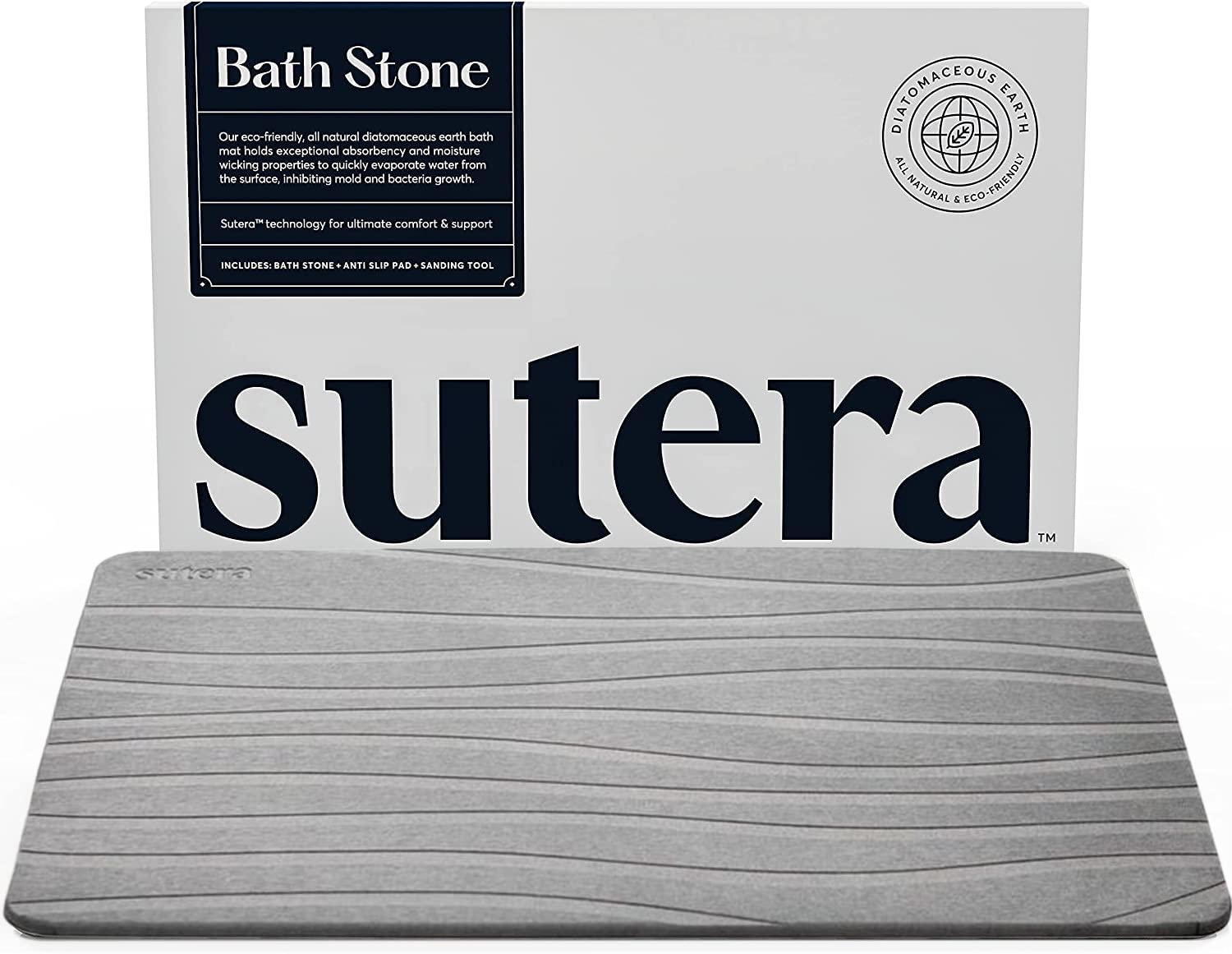 Sutera Diatomaceous Earth Bath Mat