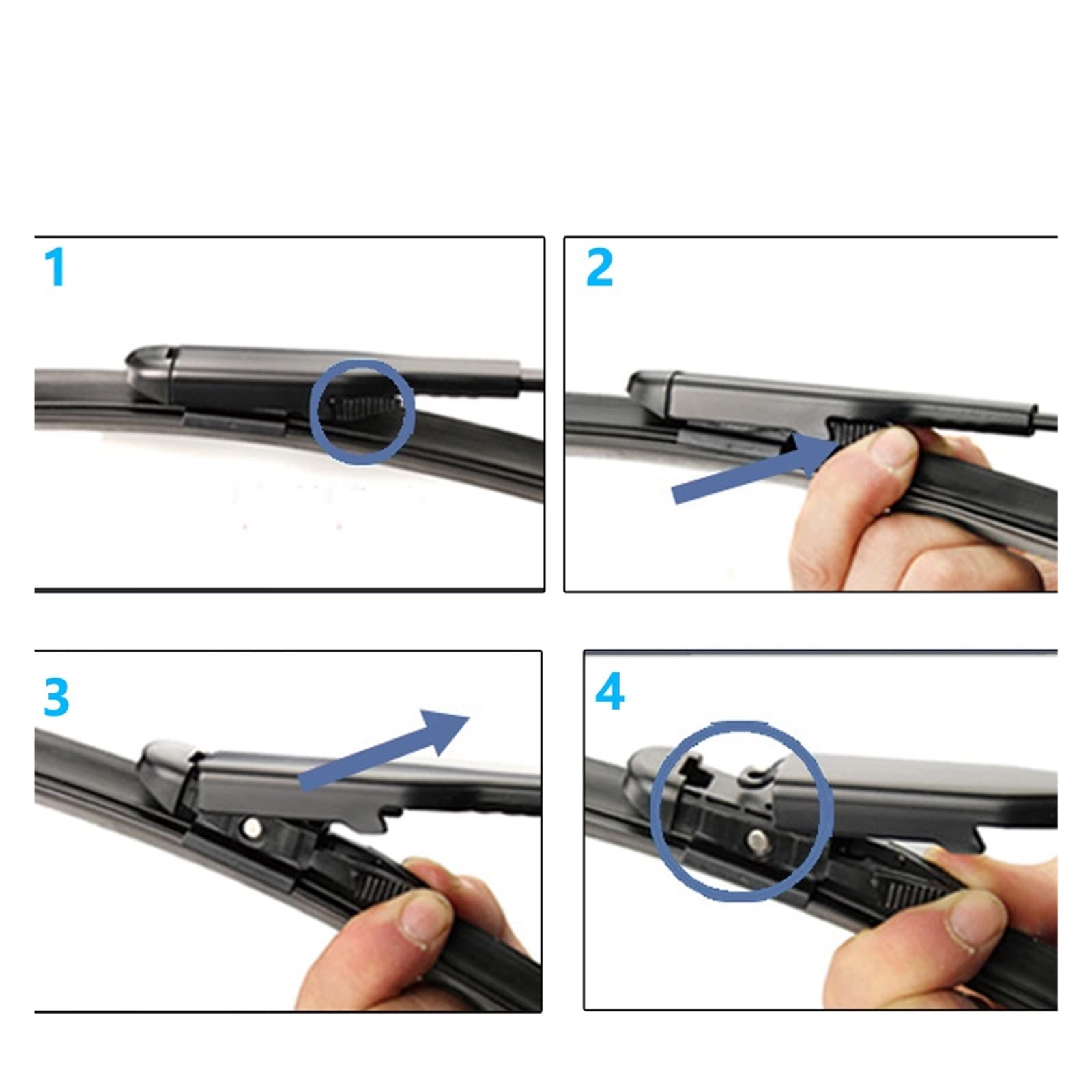 Escobilla Limpiaparabrisas Delantera Para Ford Para Mondeo MK5 2014 2014 2016 2018 Limpiaparabrisas WIR Para Coche.