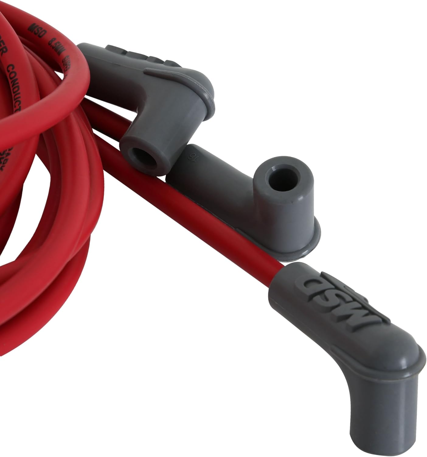 MSD 31459 Super Conductor Spark Plug Wire Set Red