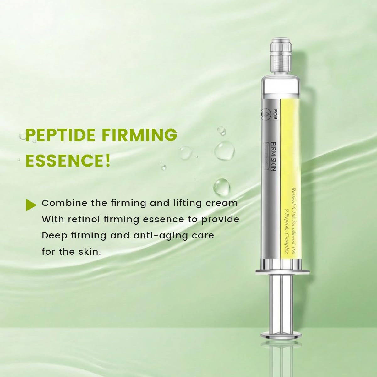 Retinal Shot Tightening Booster Coffret 3 Pièces Sérum Retinol Shot et Crème au Rétinal, Soin Visage Anti-Âge contre les Rides, pour plus d'Élasticité, Formule Douce pour tous les types de peaux