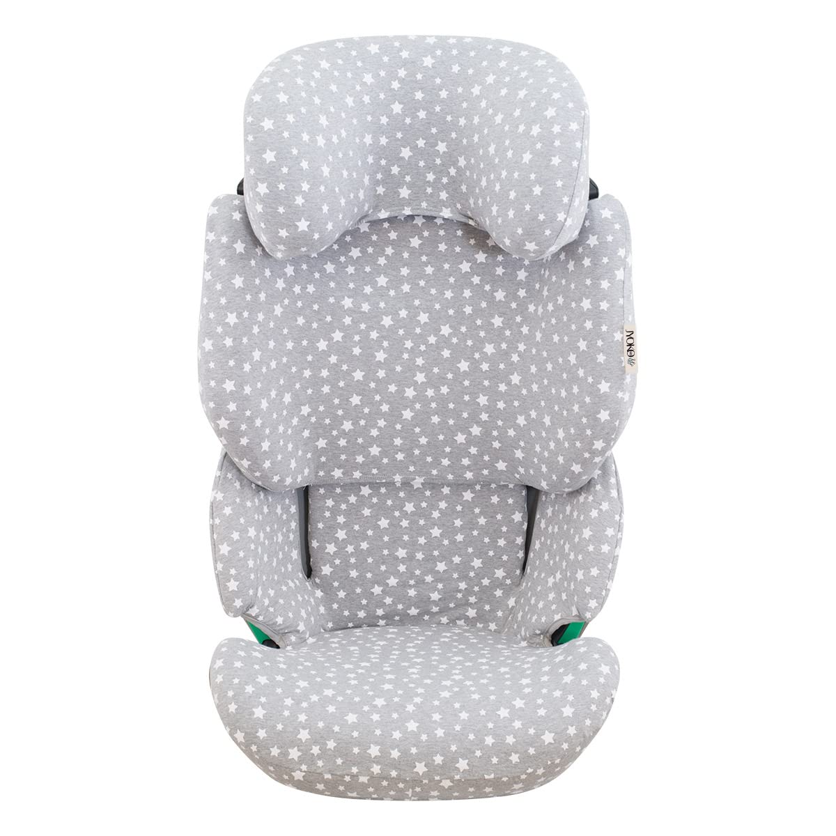 JYOKO KIDS Housse pour siège auto bébé en coton compatible avec Maxi Cosi Kore I-Size (White Star)