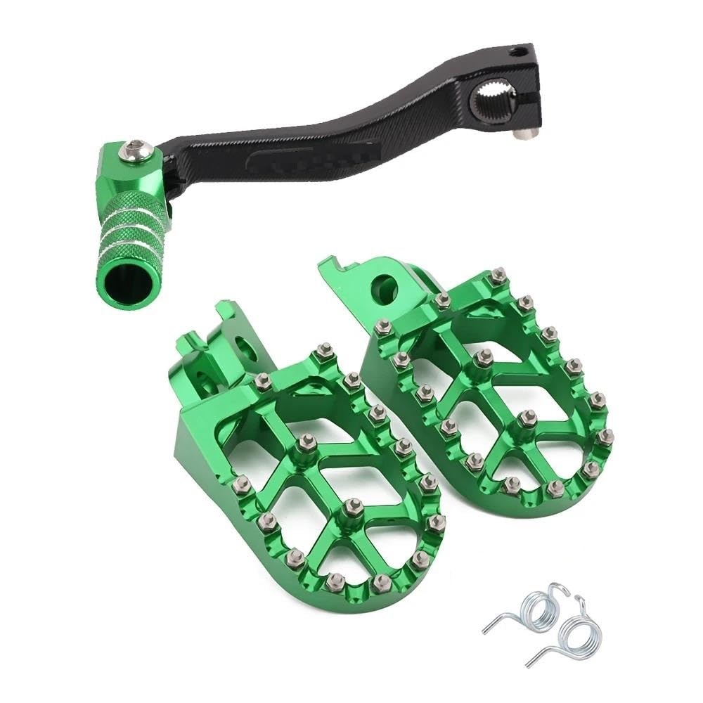 Pédales tout-terrain KX450F antidérapantes pour éviter les glisses de botte