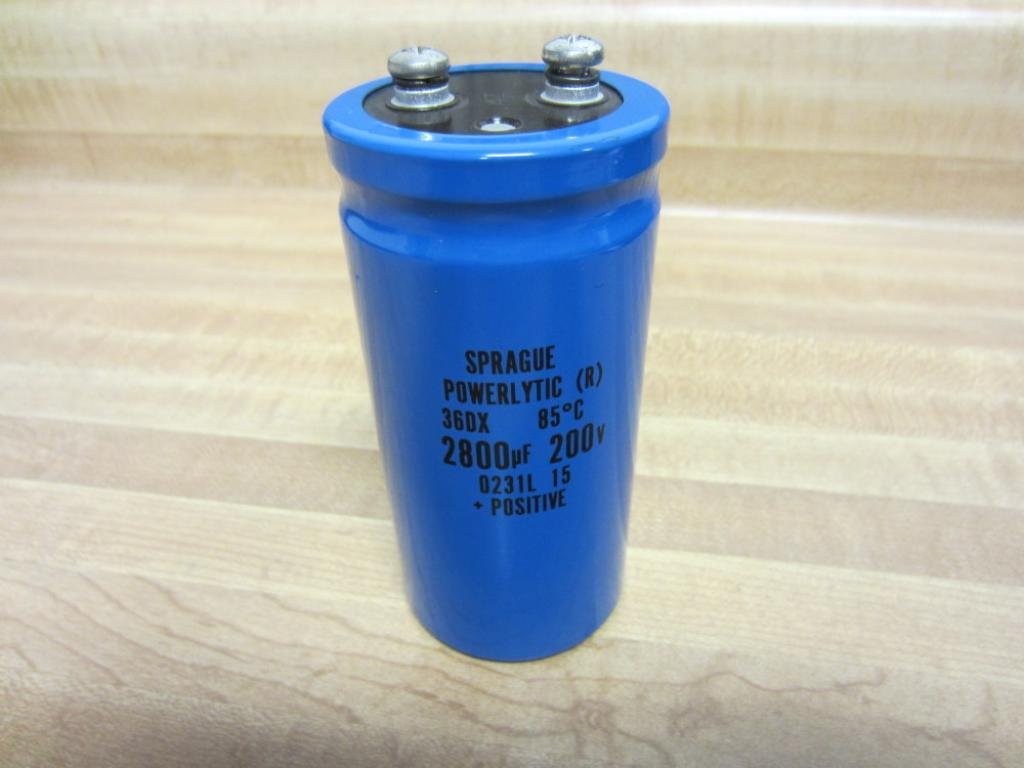 Sprague 36DX Powerlytic Capacitor 25VDC