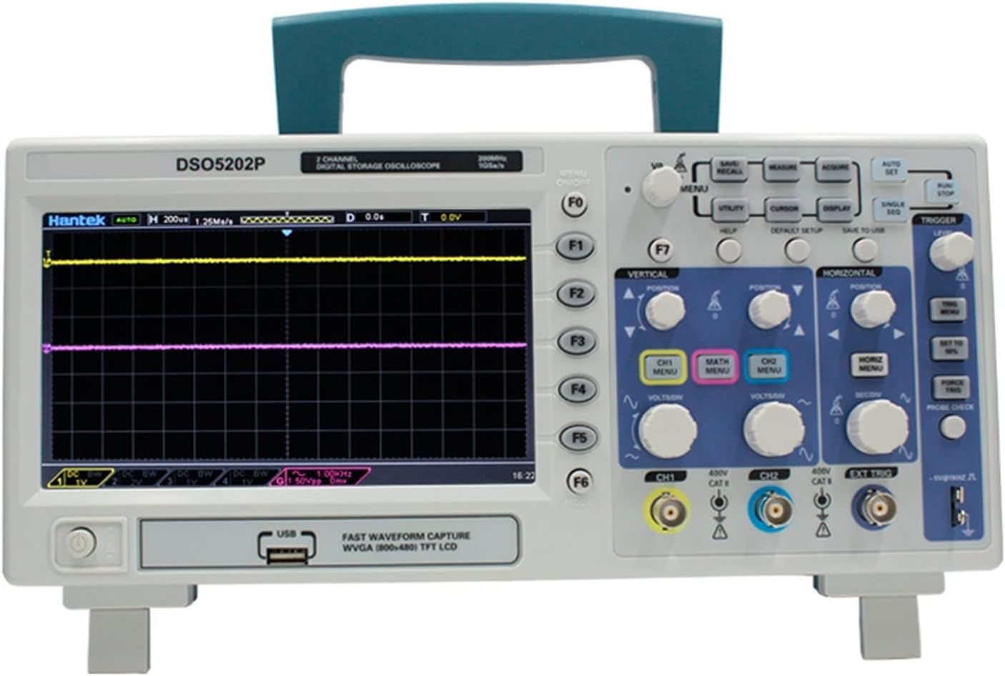 LUTUME oscilloscope DSO5202P Digital Oscilloscope, 200MHz