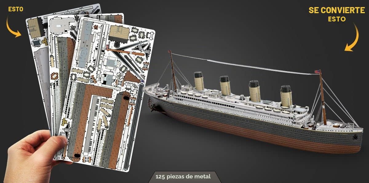 Metal Earth Premium Series RMS Titanic Ship 3D Metal Model Kit Fascinations