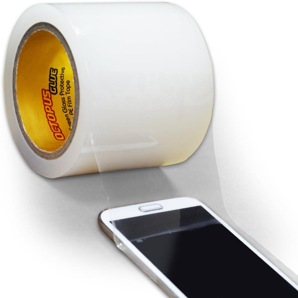 Octopus Glue® LCD Screen Glass Protective Adhesive PE (Polyethylene) Film Tape 900-90mm x 100M (3.54in X 328ft)