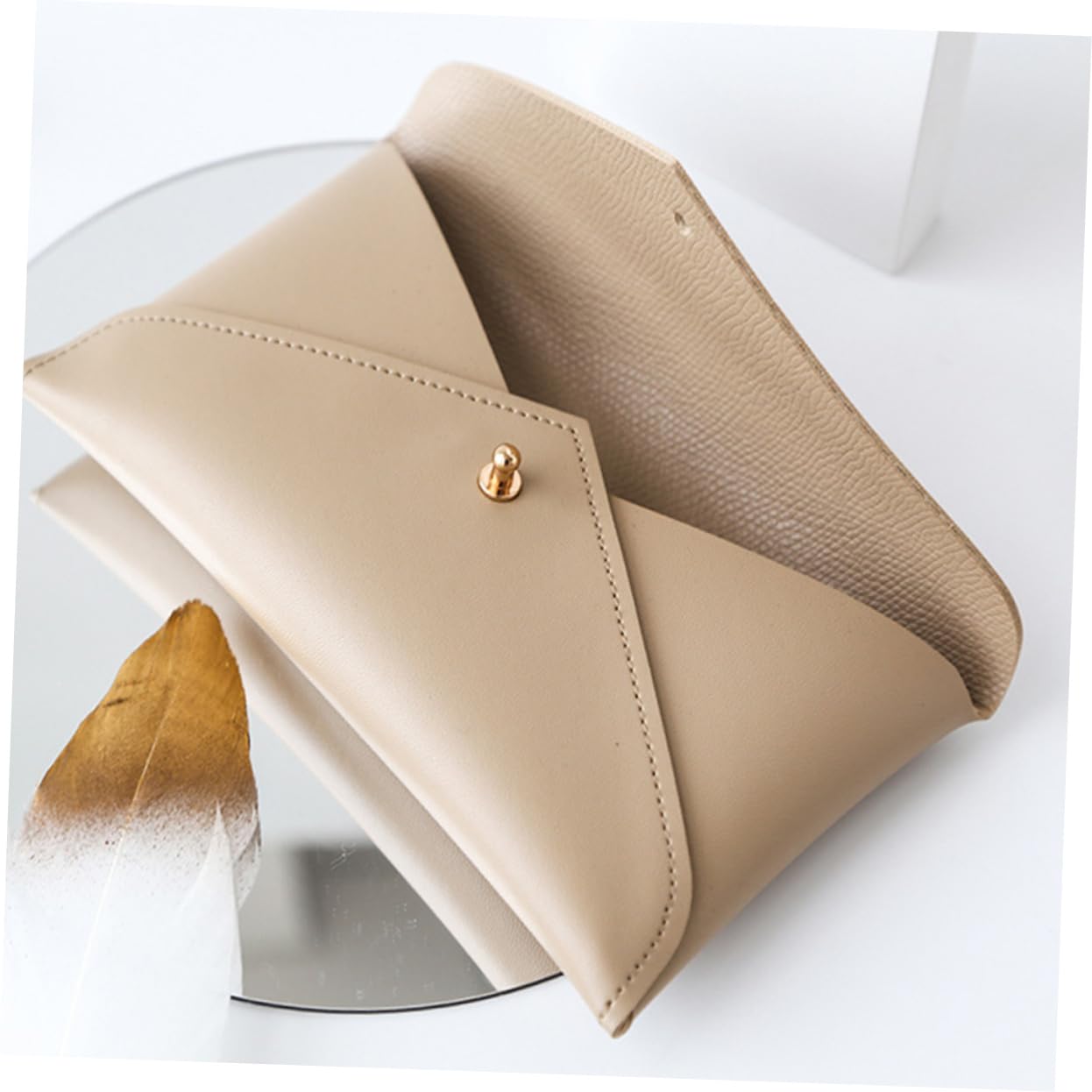 FOMIYES Custodia Per Occhiali Rosa Beige Organizer Per Sole Occhiali