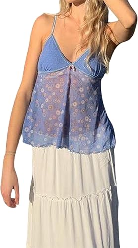 Camiseta sin mangas con ribete de encaje para mujer, camiseta corta sin mangas, ajuste delgado, retro, frente abierto, cárdigan de hadas Y2k