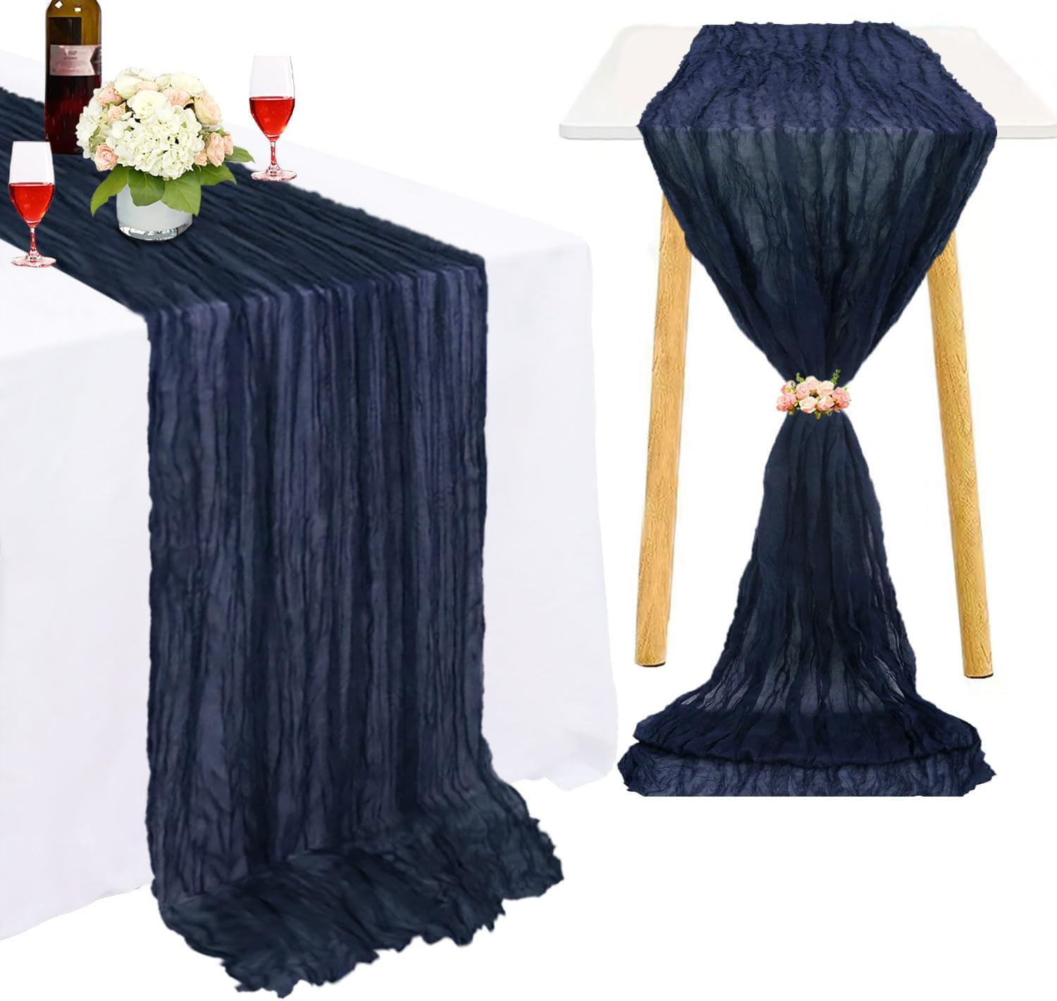 Wedding Cheesecloth Table Runner Bulk Gauze Table Runners