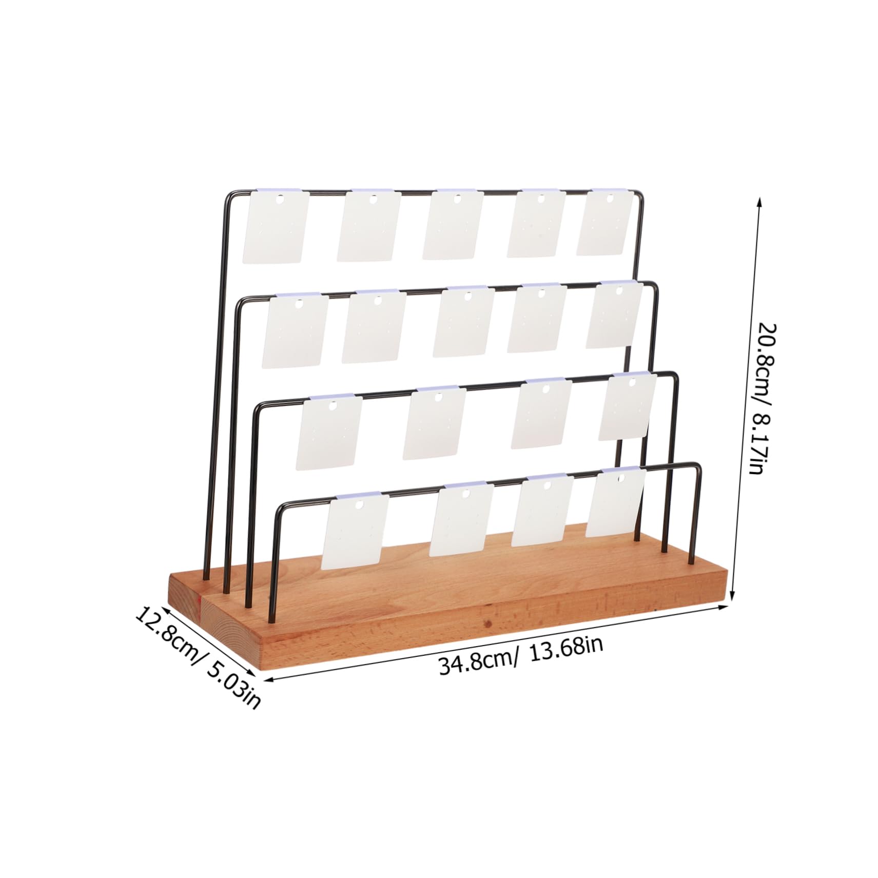 OUNONA Earring Holder Stand Jewelry Rack Display for Selling Multi-tier Desktop Jewelry Holder Easy to Use Organize