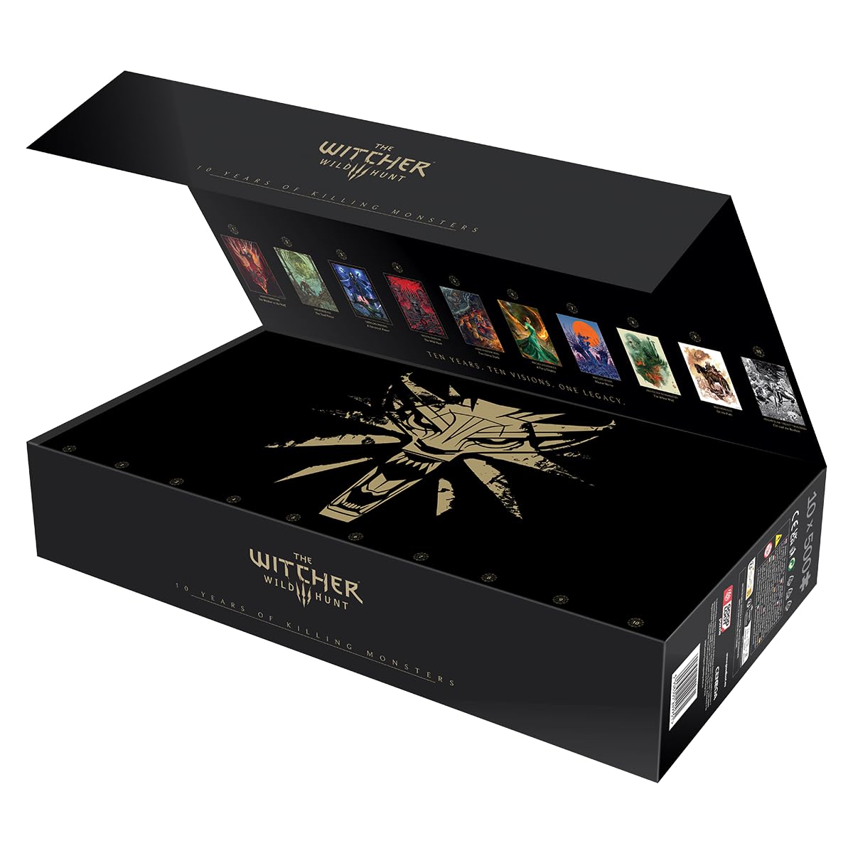 The Witcher 3 Wild Hunt 10th Anniversary Puzzle Collection - 10 Puzzles 500 Pieces Each