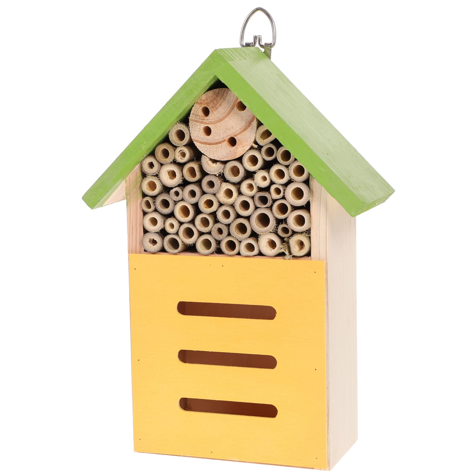 Toyvian Casetta per Insetti in Legno, Hotel per Api e Dorifore, Rifugio Ecologico per Giardino, Decorazione da Esterno Verde