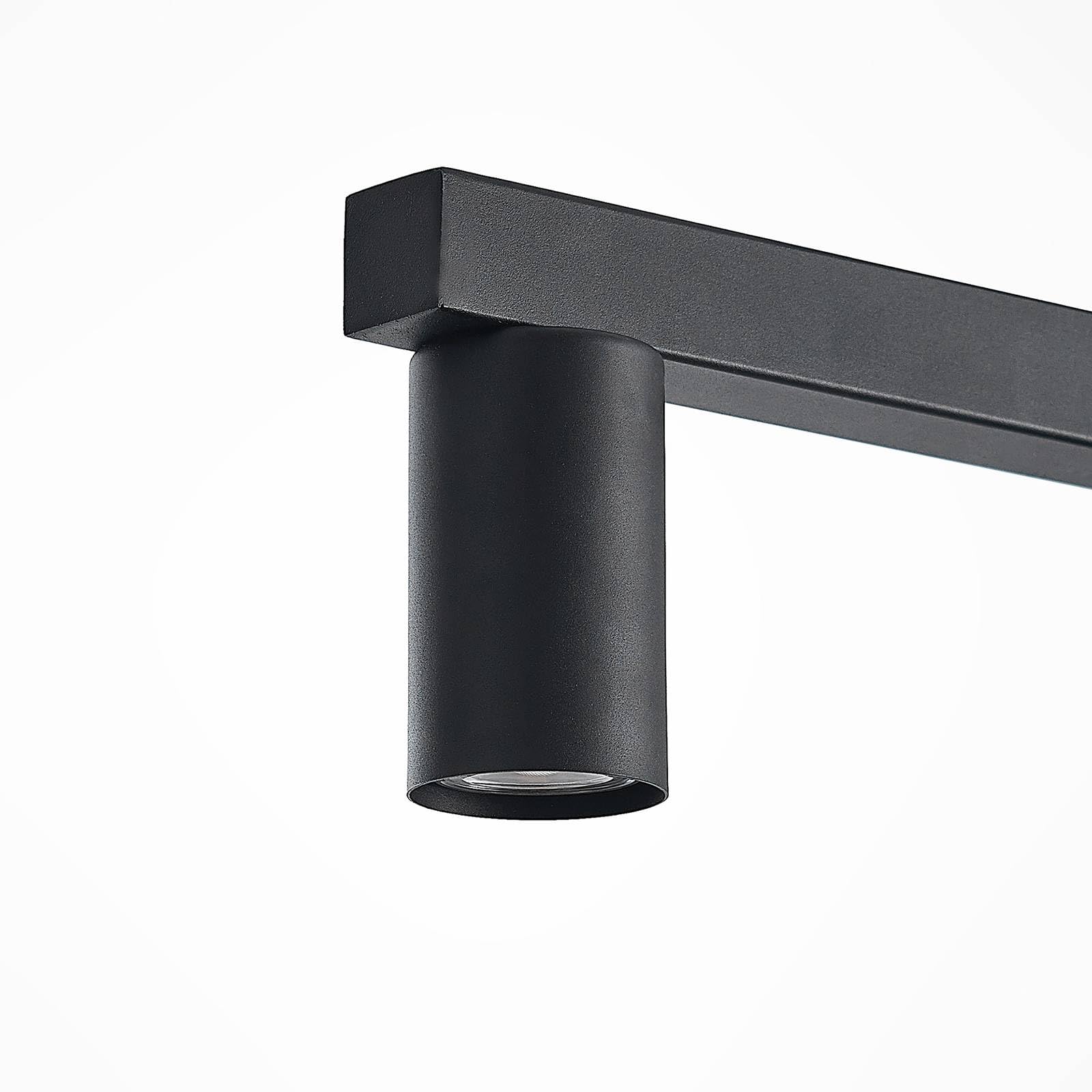 Lindby Lámpara colgante Baliko (Moderno) en Negro hecho de Metal e.o. para Salón & Comedor (5 llamas, GU10) lámpara techo