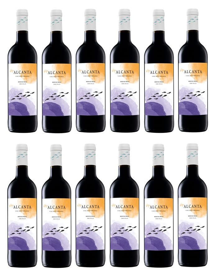 12x 0,75l - 2024er - Vina Alcanta - Tinto - semidulce - Vino Mediterráneo - Alicante - Spanien -...