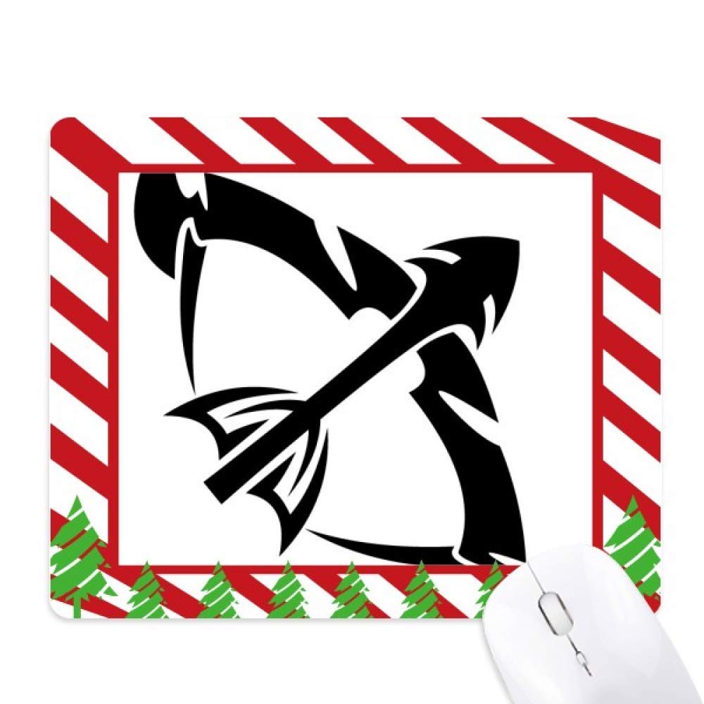 Tapis de souris Constellation Sagittaire et canne de noël pour setup bureau - 6