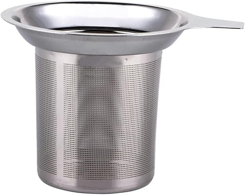 Miniatura 7 de BESTonZON Filtros de café, 2 unidades, para restaurante de té, reutilizables, para tazas, cesta de tienda, cocina, filtro de acero para el hogar,