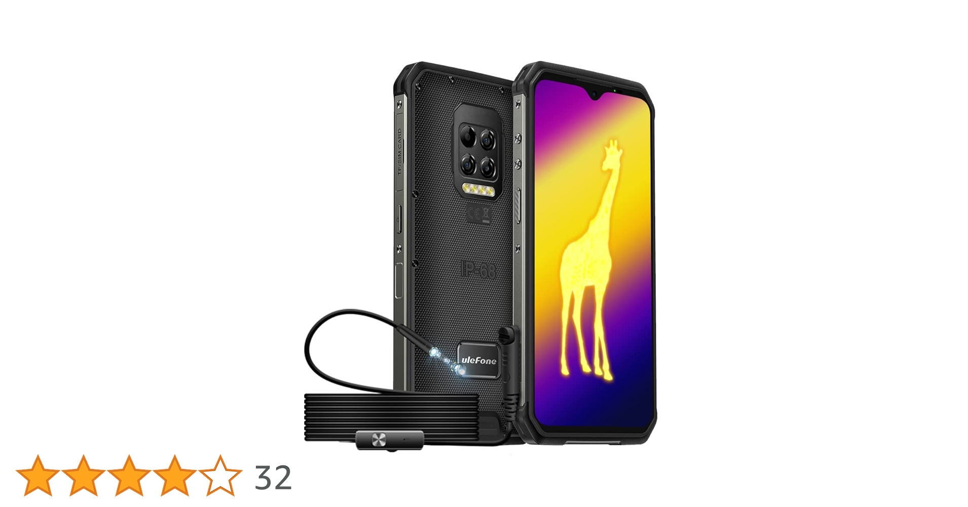 Ulefone Armor9フルセット　FLIRサーマルカメラ8GB/128GB Amazon | Ulefone Armor 9シリーズ、内視鏡付きサーマル