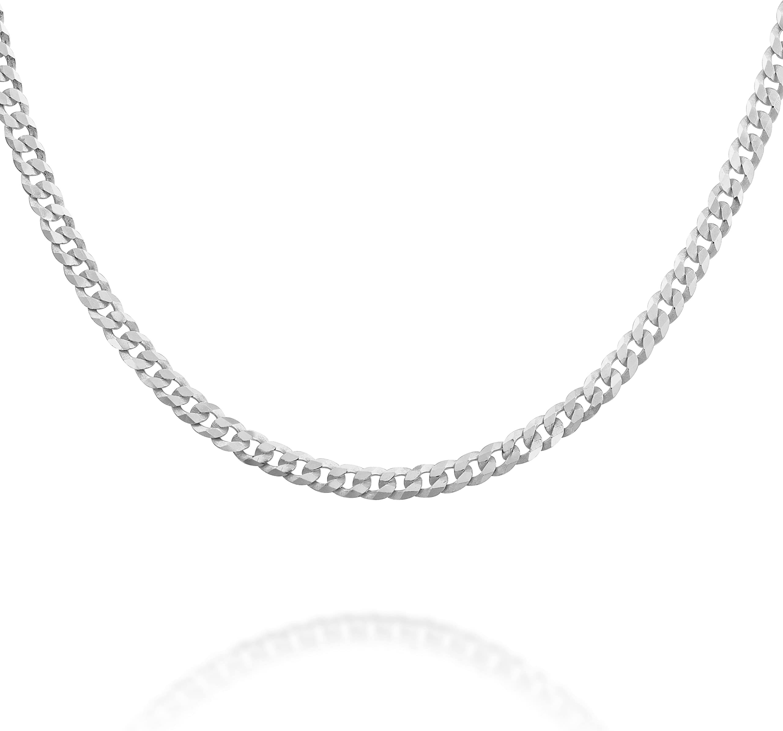 PAVOI 22K Gold Plated Chain Necklace For Women | Italian Solid 925 Sterling Silver Necklace for Men | Cuban Link, Rope, Snake & Rope Diamond-Cut Herringbone | Trendy Unisex Jewelry