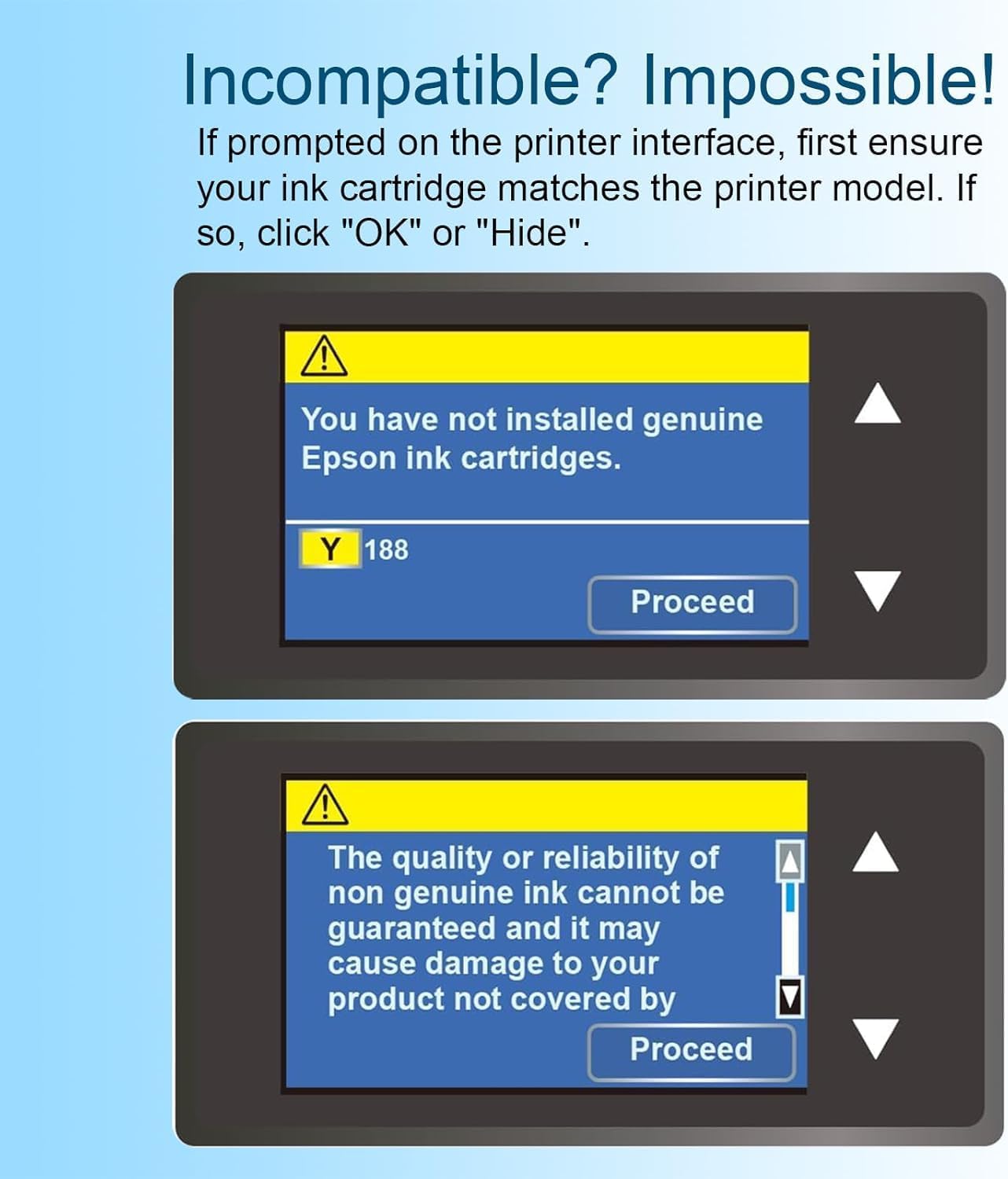 Remanufactured 215 Ink Cartridges Work with Workforce WF-110 WF-100 EC-C110(2 x Black, 1 x Tri-Color) image 3
