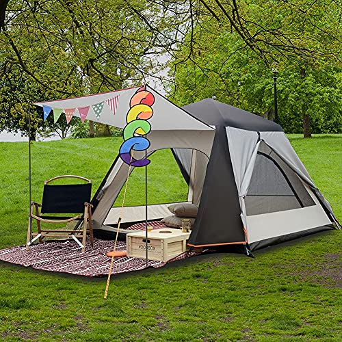 Carpa automática GeRRiT 3-4 personas portátil con porche miniatura 1