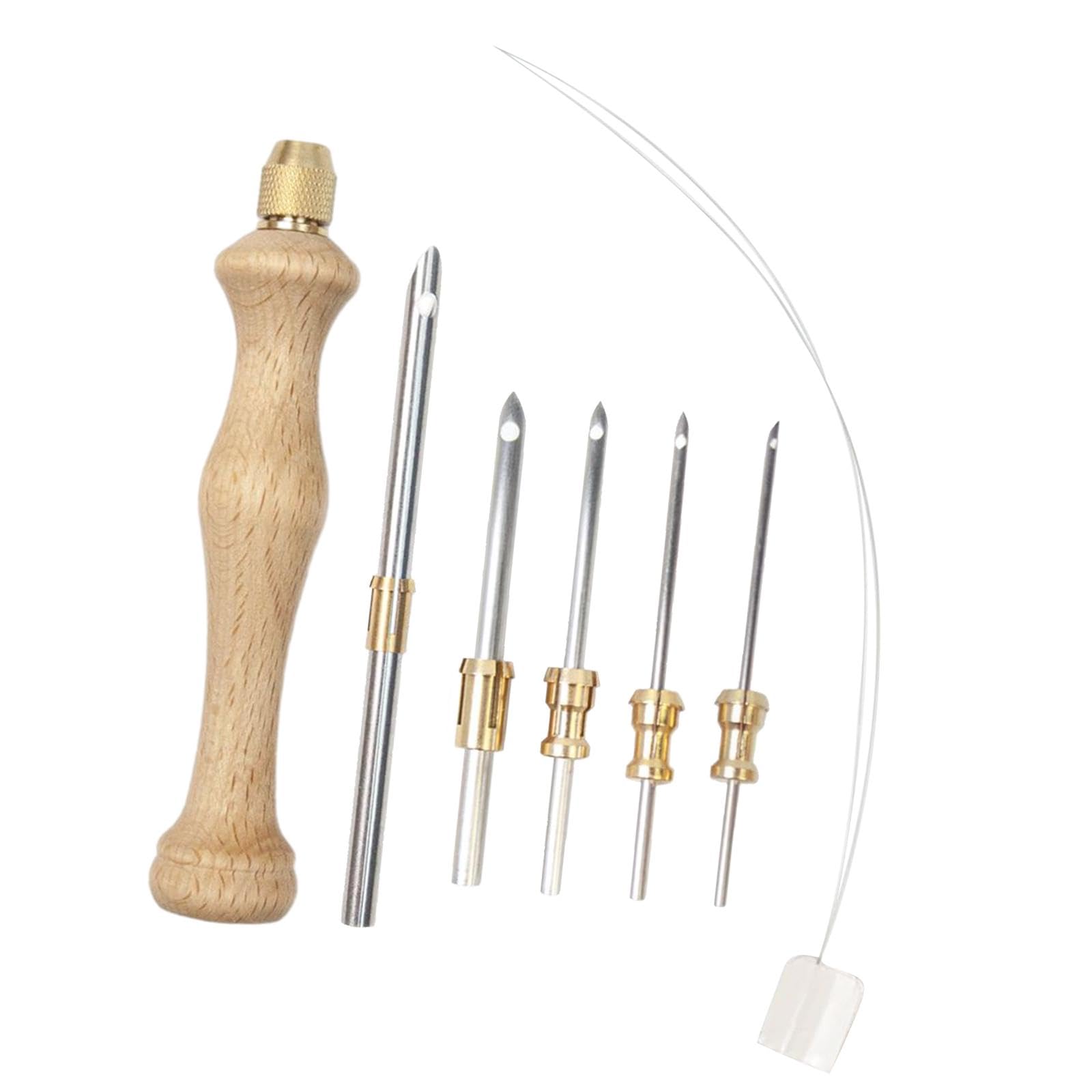 Bnf® Punch Needle Tool Kit with 5 Needles | Wood, Metal | Blunt Point | As Per Images | Sewing, Embroidery, DIY Crafting, Home Decoration-image-7