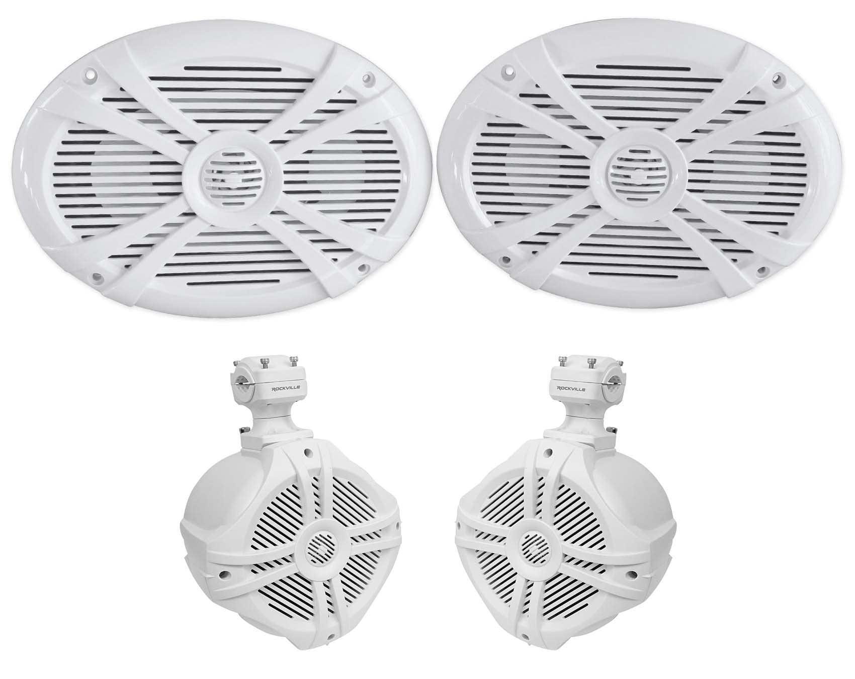 Amazon.com: Rockville RMSTS69W Bundle: Pair 6x9 1000-Watt