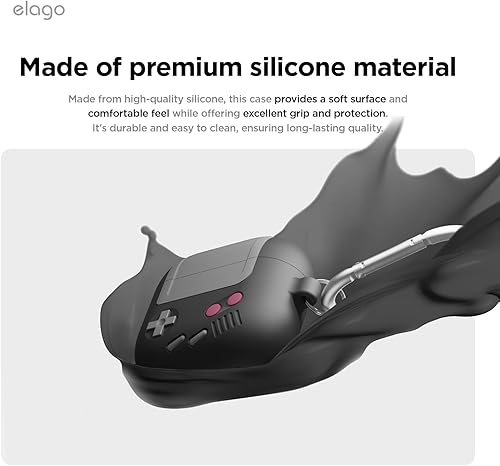 Miniatura 4 de elago AW5 - Funda compatible con AirPods 4 (2024), compatible con AirPods de 4ª generación, funda clásica retro con diseño de consola de juegos