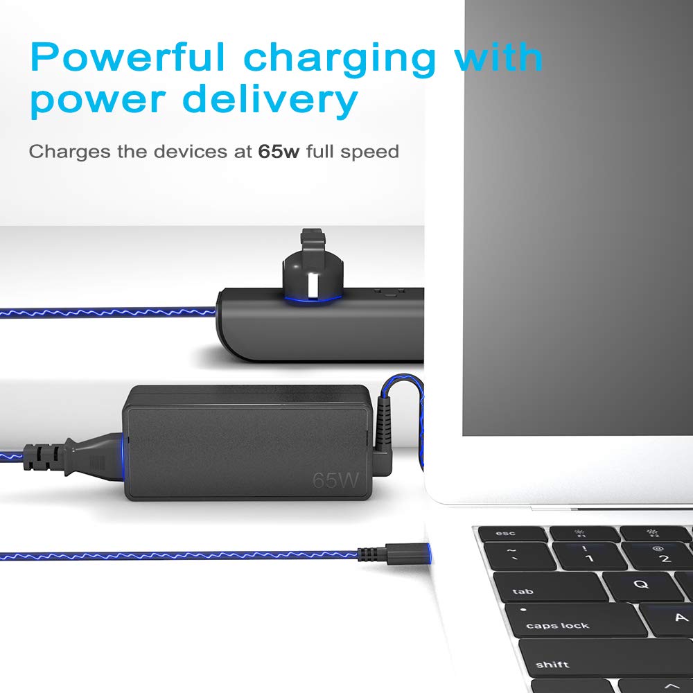 65W Caricatore Portatile Alientatore Per Lenovo IdeaPad 3 5 310 310S - Foto 12