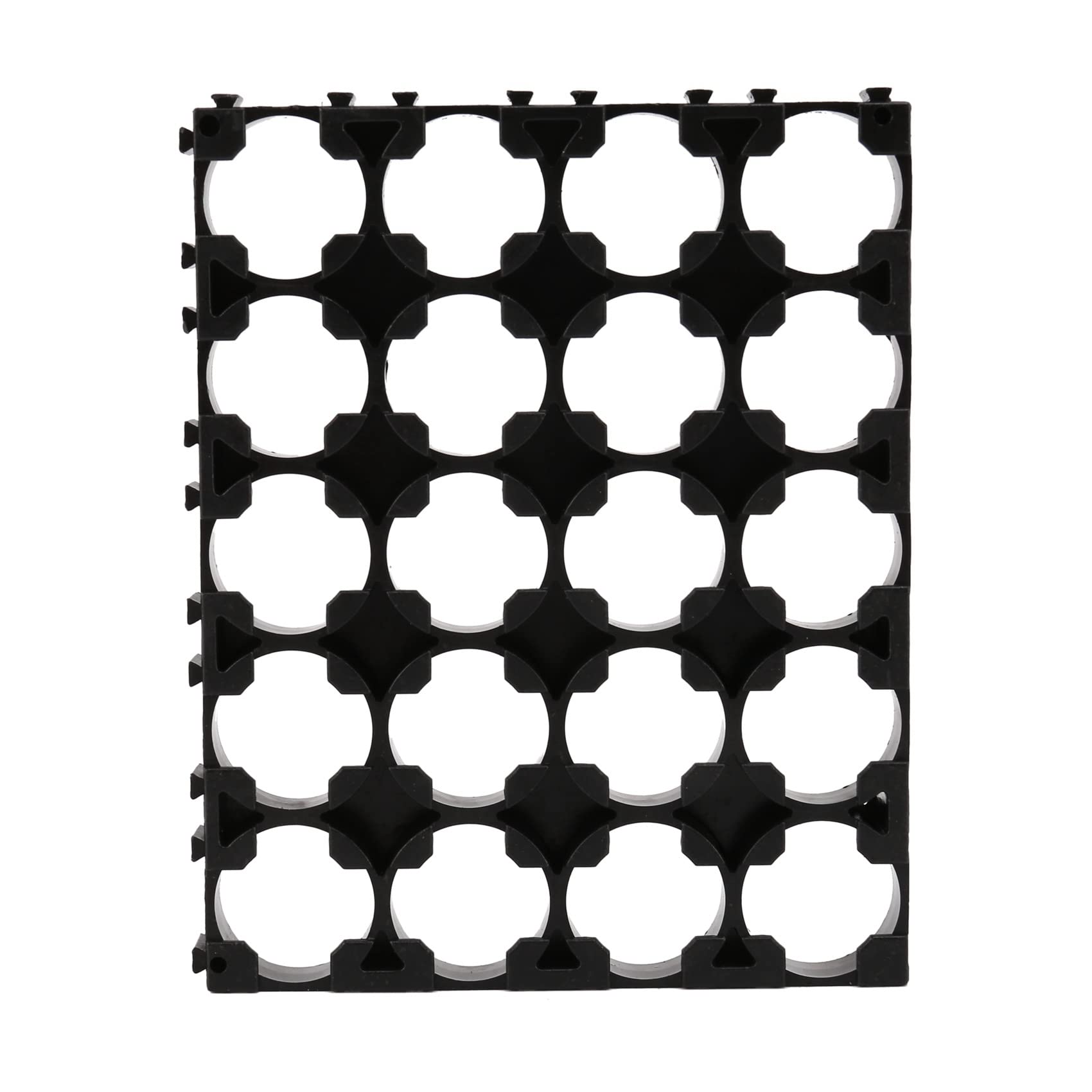 100PC 18650 Batería 4X5 Espaciador Celda Radiante Shell Soporte de Plástico 18.4mm