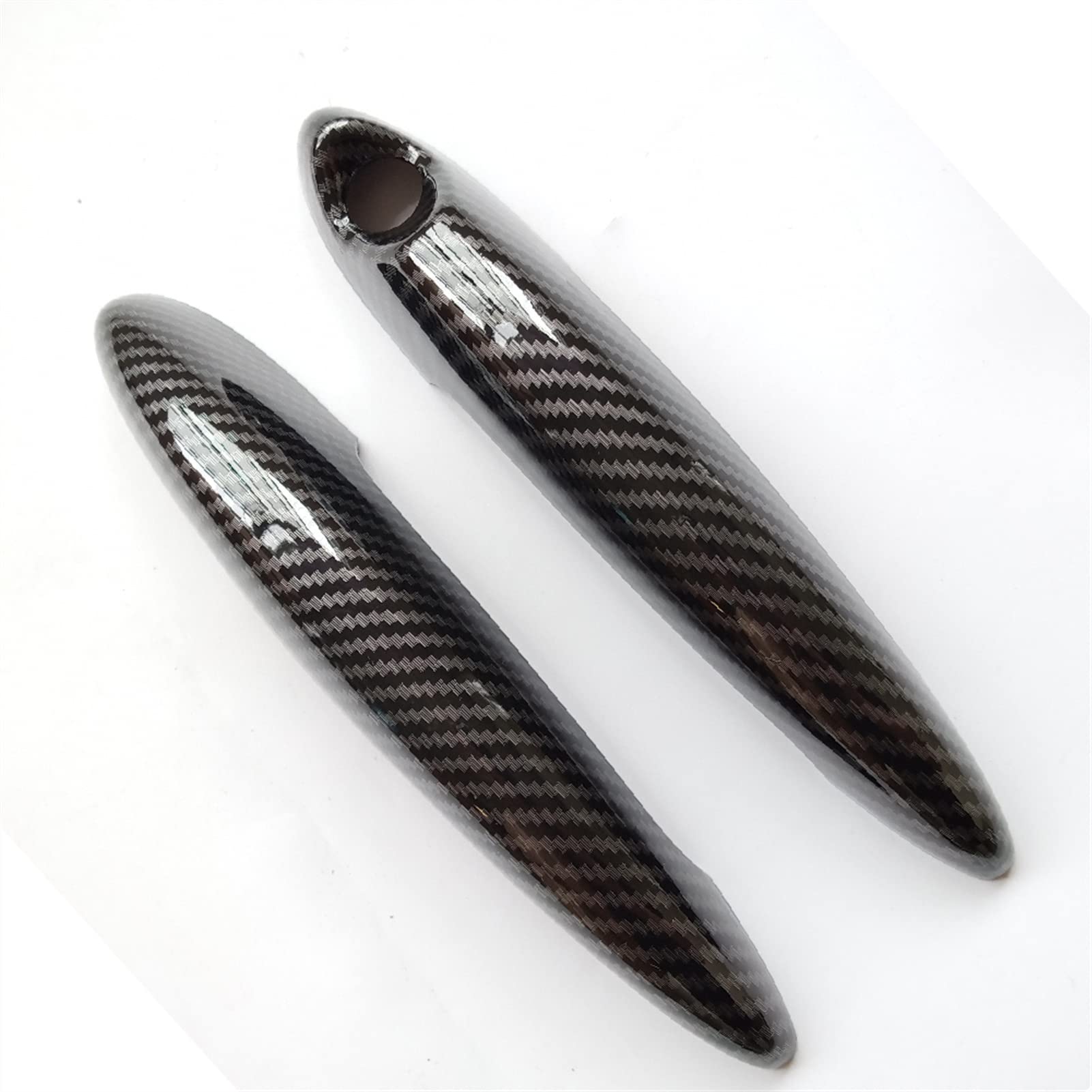 Rinkteea 2 Exterior Car Door Handle For Cooper S R50 R5 R53 R55 R56 R57 R58 R59 R61 Carbon Fiber Car Door Handle Cover(2)