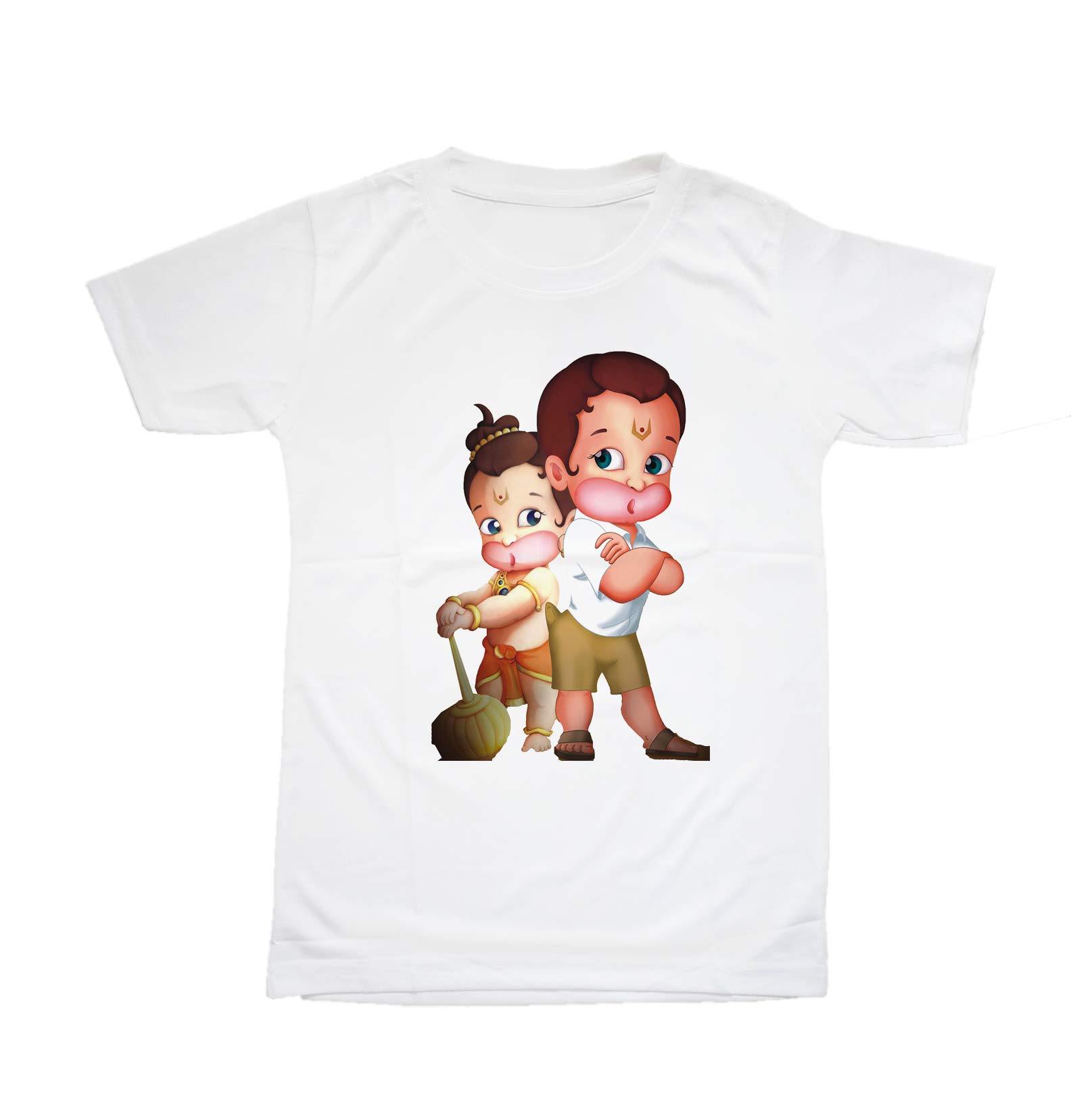 Printed t Shirt for Boys Kids10-11years(Hanuman Both)