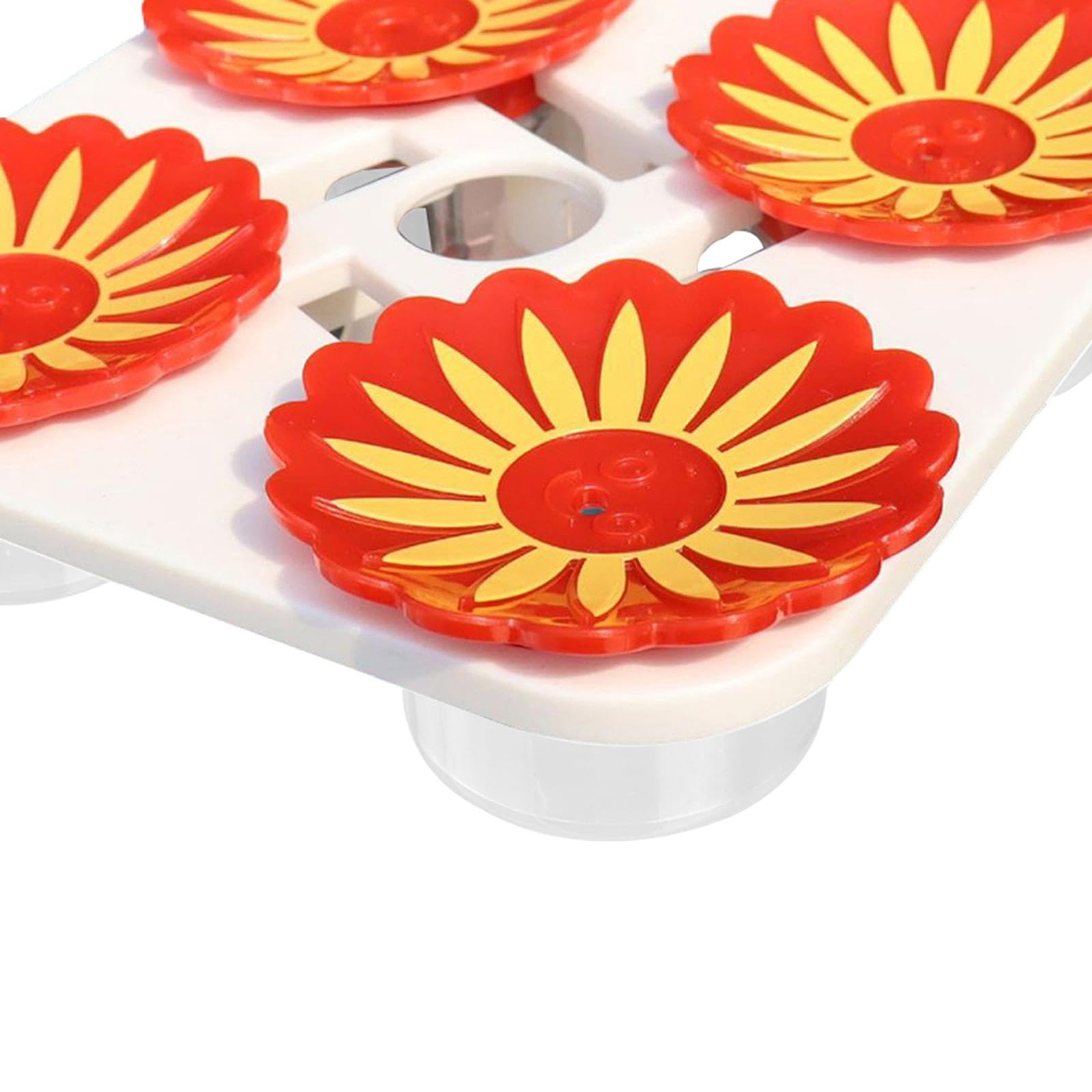 SAZ DEKOR Window Hummingbird Feeders Compact Bird Feeder Leakproof Bird Water Feeder Yellow