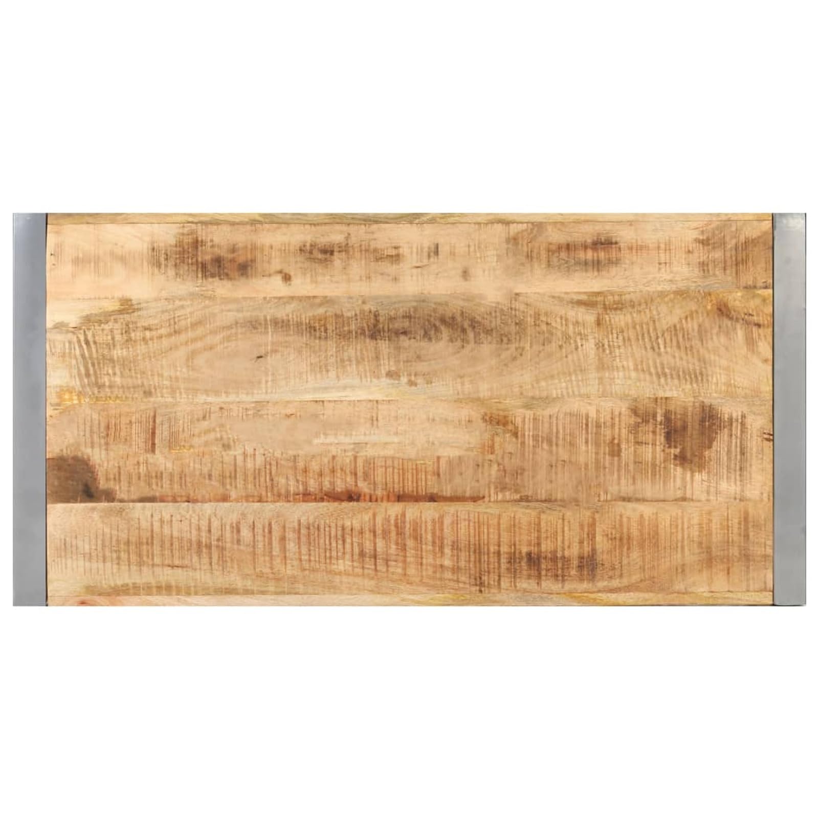Homgoday Table basse 120 x 60 x 40 cm en bois de manguier brut, table d'appoint, table d'appoint pour salon, salle de réception d'invités, chambre à coucher et mobilier de bureau