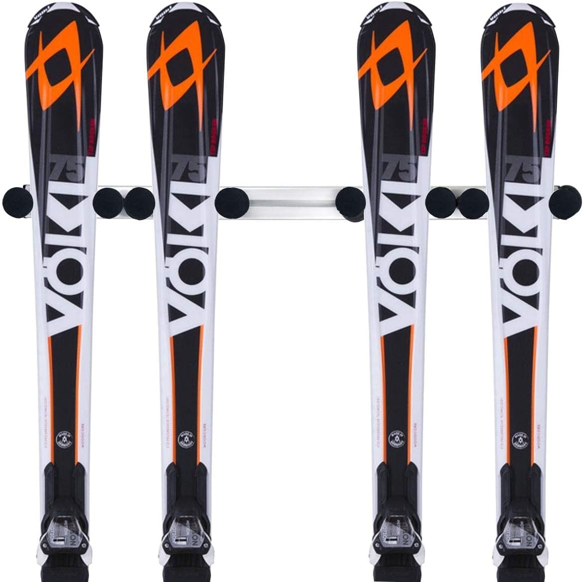 UPHAN PEMPES Floating Ski Display Wall Mount, Indoor Floating Minimalist Storage Rack Store Your Board Ski Wall Rack, Snowboard Rack Wall Mount, Home and Garage Skiing Storage SK65 : Sports & Outdoors